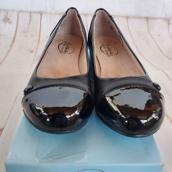 Preowned Lightly Used LifeStride Alchemy Flats Black Size 6.5 - Picture 2 of 14